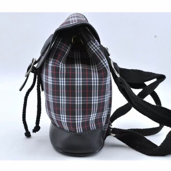 BURBERRYs Check Leather Canvas Kids/Petite Ladies Backpack  main image 14